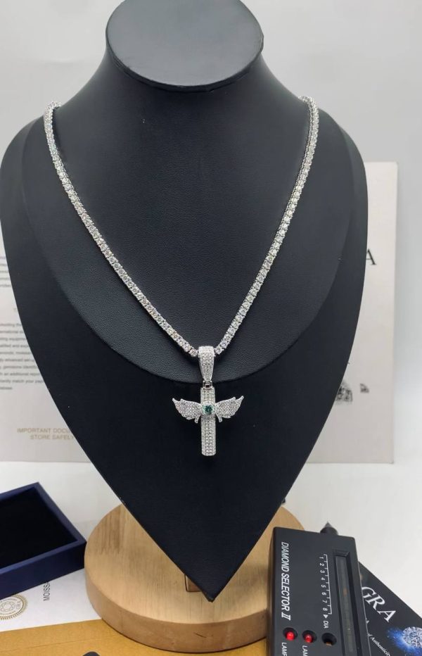 oissanite Diamond Necklace