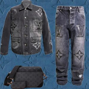 Louis Vuitton Up and Down Monogram Denim Blouson (High Quality)