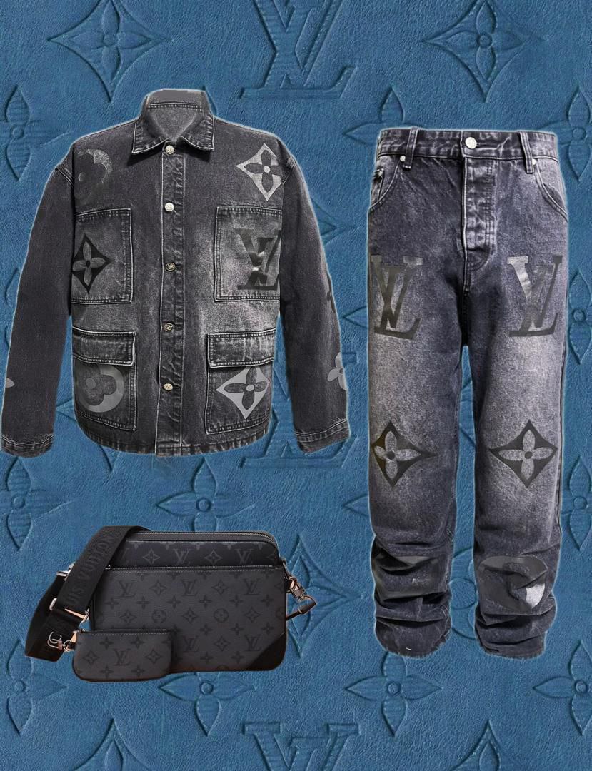 Louis Vuitton Up and Down Monogram Denim Blouson (High Quality)