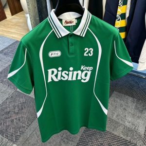 Rising Collar Neck Polo